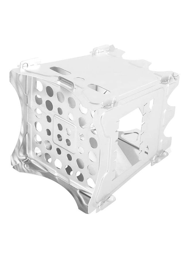 XiuWoo Portable Folding Stainless Steel Outdoor Wood Burning Camp Stove with Bag 6.3 x 5inch  - Image 3