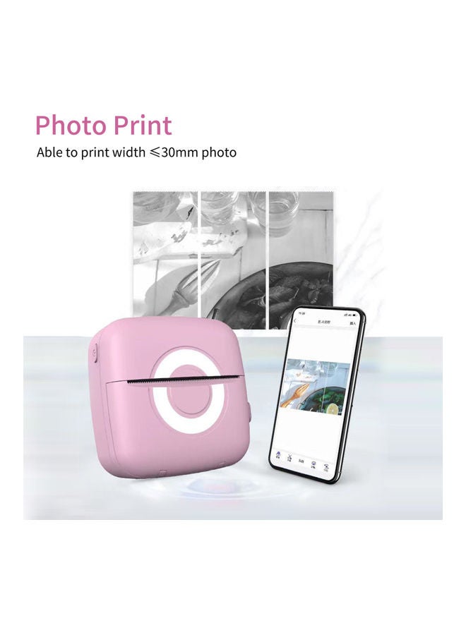 Mini Pocket Photo Printer Blue - Image 4