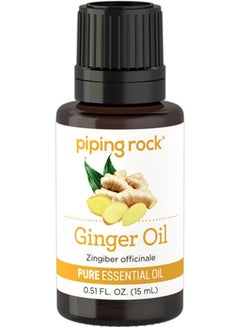 Piping Rock Ginger Pure Essential Oil Multicolour 15ml 