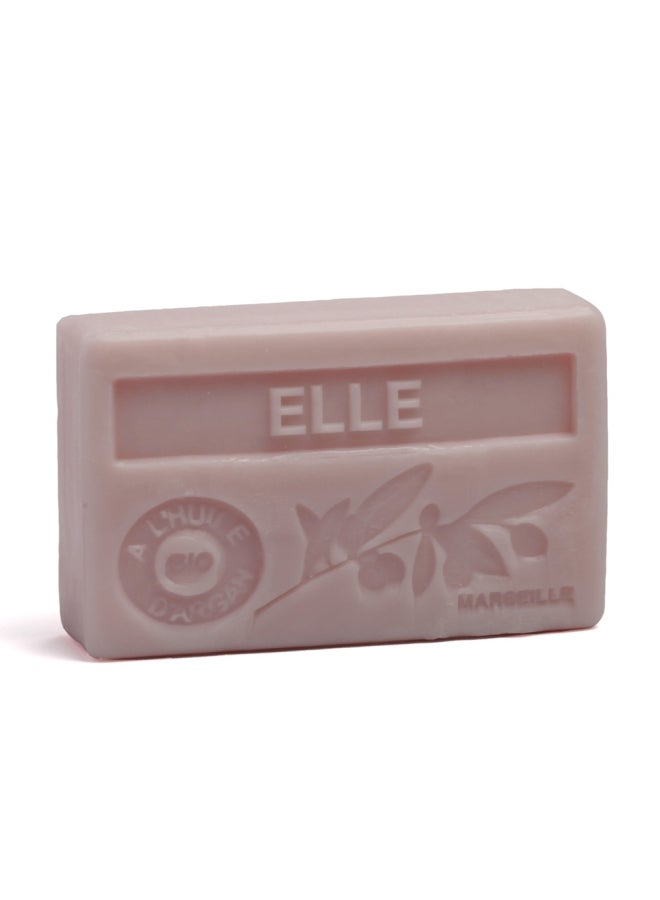 La Maison du Savon de Marseille Elle Soap Pink 100grams - Image 2