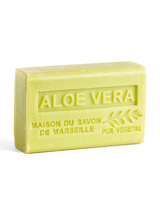 La Maison du Savon de Marseille Aloe Vera Body Soap Bar Green 125grams 