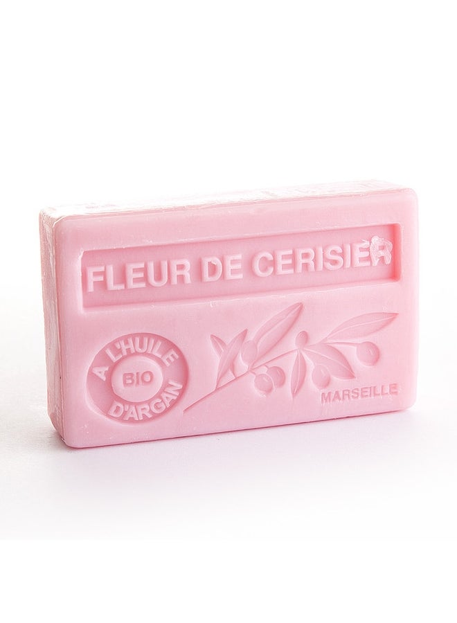 La Maison du Savon de Marseille Organic Cherry Blossom Soap Pink 100grams 