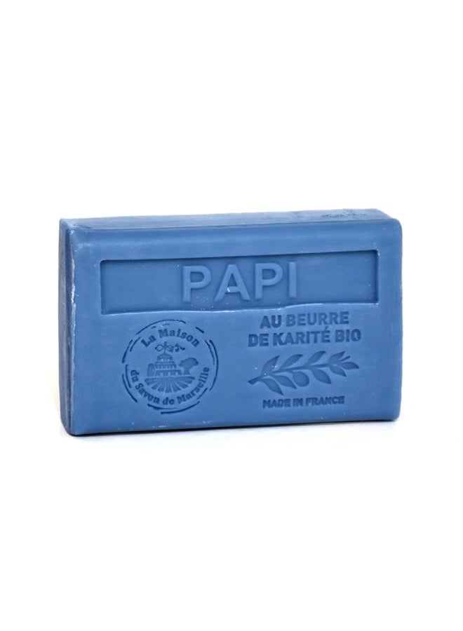 Papi Shea Butter Soap Blue 125grams