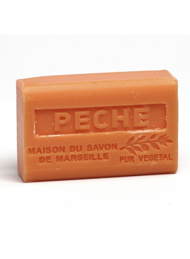 La Maison du Savon de Marseille Organic Peche Soap Orange 125grams 