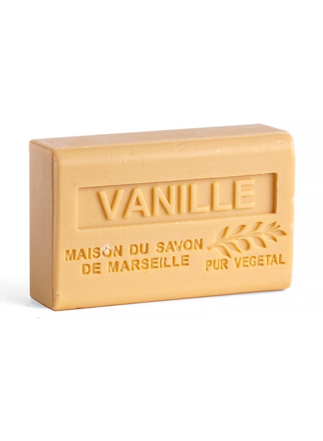 La Maison du Savon de Marseille Organic Vanilla Soap Beige 125grams  - Image 1