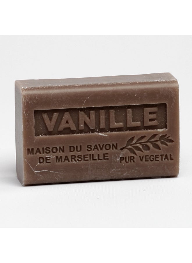 La Maison du Savon de Marseille Organic Vanilla Soap Beige 125grams  - Image 2
