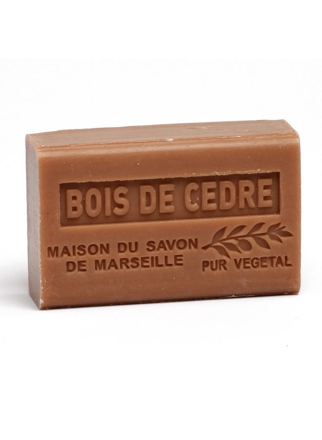 La Maison du Savon de Marseille Cedar Wood Soap Brown 125grams 