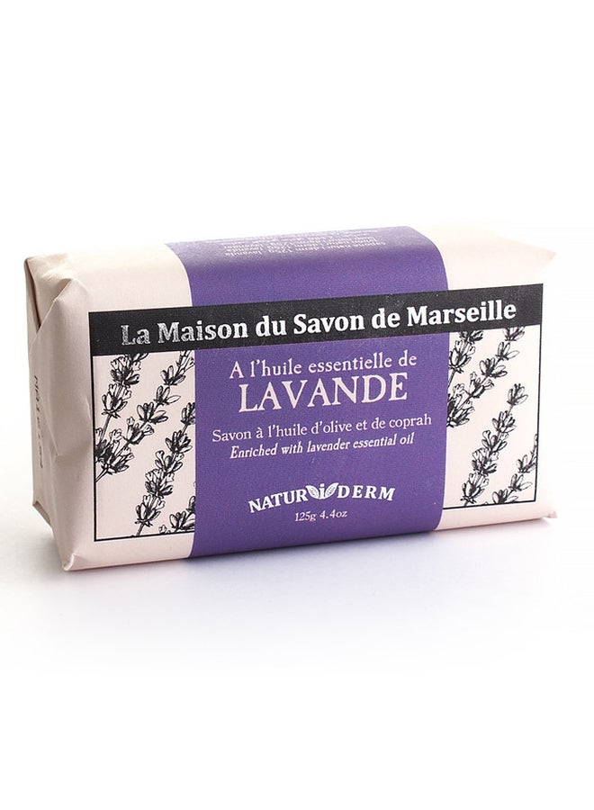 لا ميزون دو سافون دي مرسيليا صابون ناتوري ديرم أبيض/ أرجواني/ أسود 125جرام