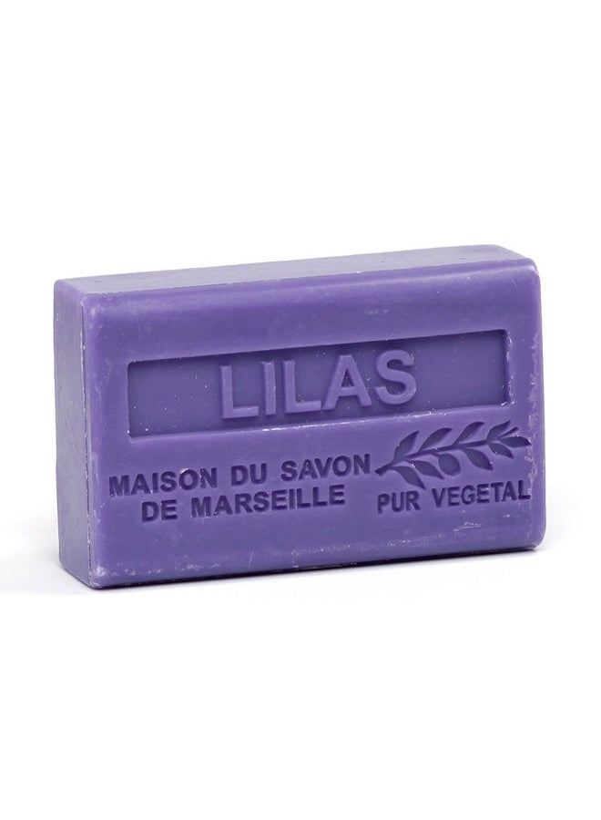 La Maison du Savon de Marseille Lilas Soap Purple 125grams 