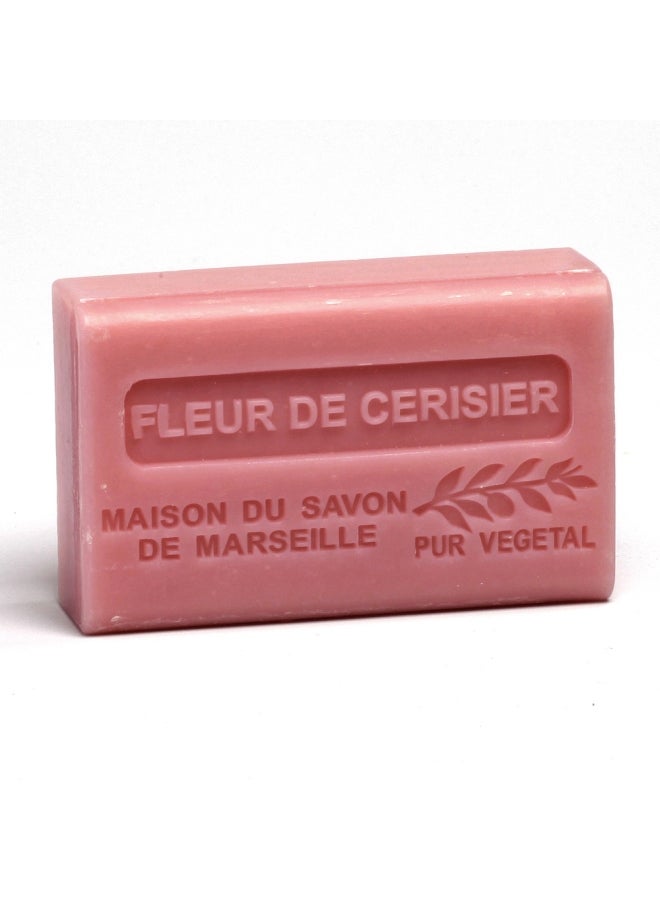 La Maison du Savon de Marseille Cherry Blossom Soap Pink 125grams