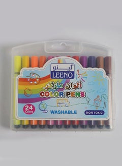 LEENO 24-Piece Colour Pens Multicolour  - Image 2