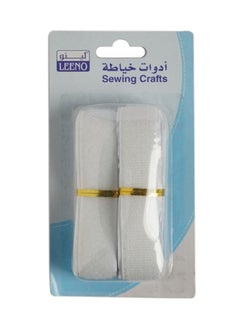LEENO 2-Piece Hook And Loop Tape White 