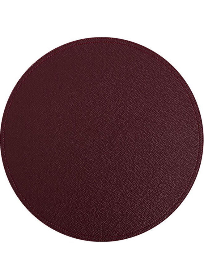 Round Coaster Wine Red - Image 1