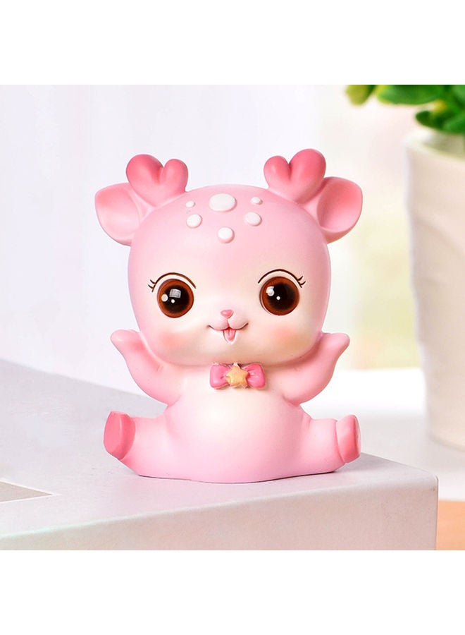 Mini Cartoon Lovely Deer Display Mould Pink