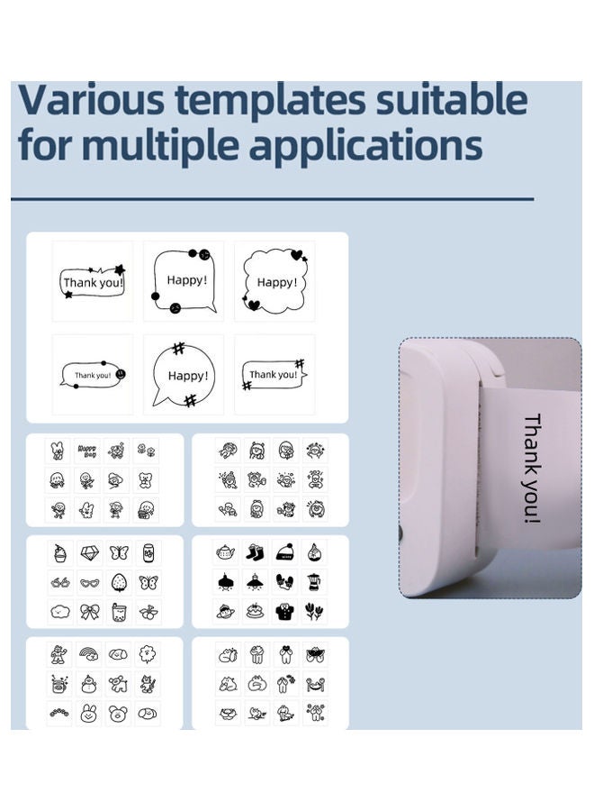 Mini Pocket Photo Printer Blue - Image 4