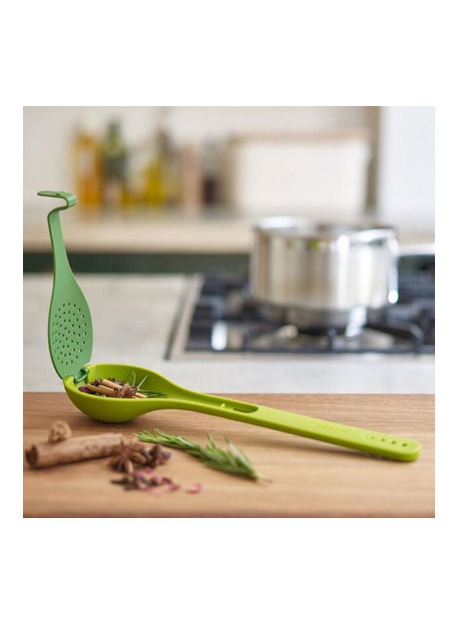 Generic Filter Spoon Heat Resistant Spoon For Kitchen Green 27.5x7x4cm  - Image 2