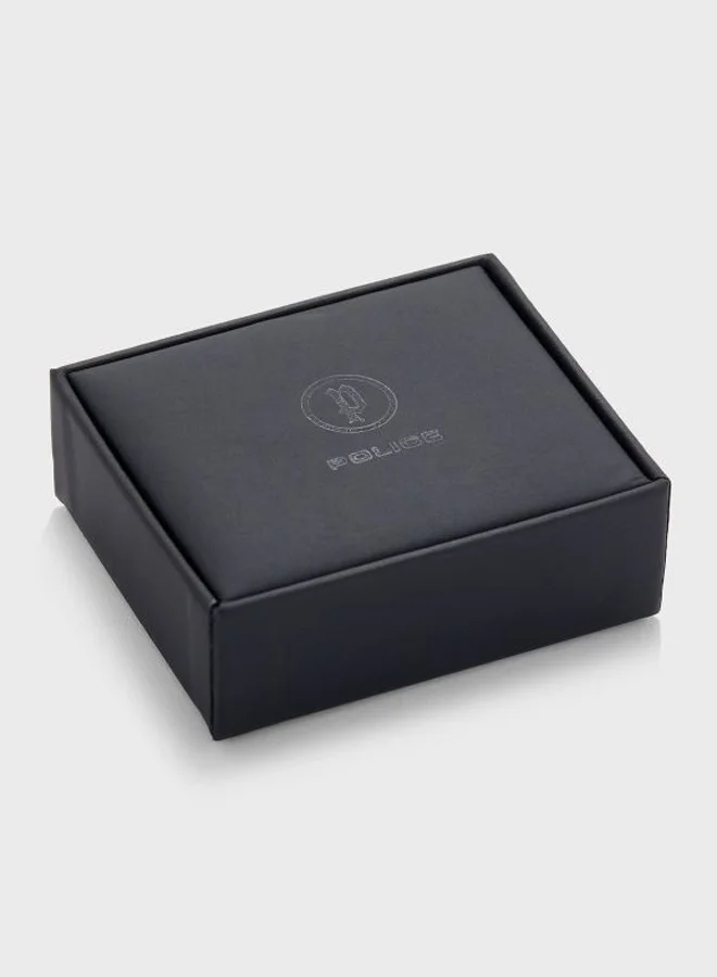 POLICE Stainless Steel Gold Plated Cufflinks
