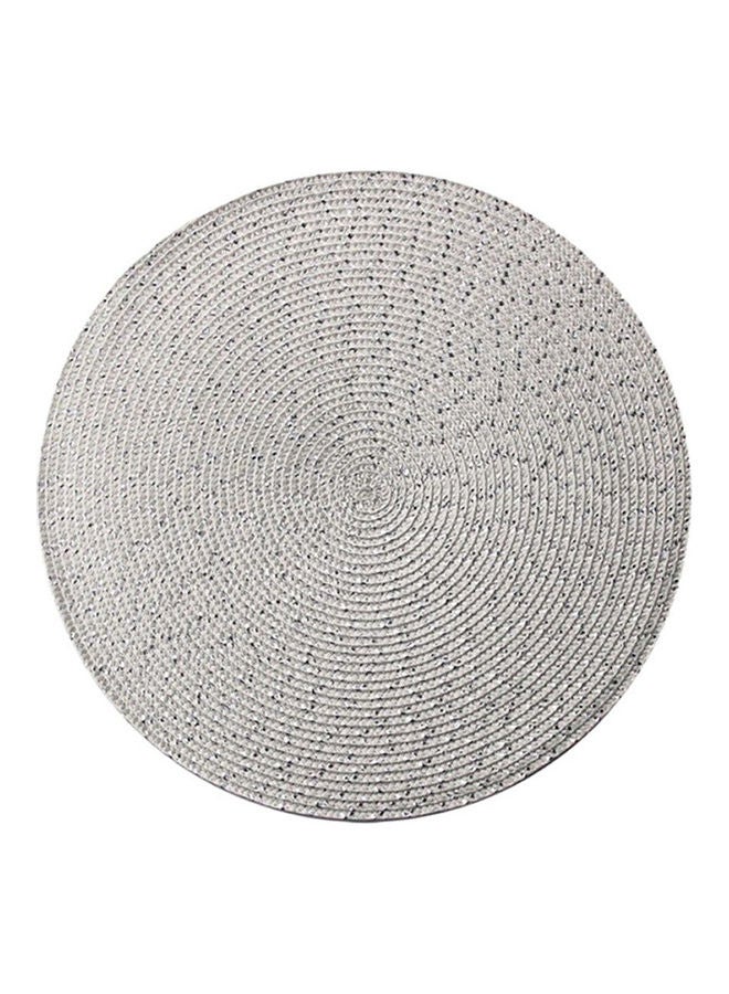 Round Placemat Waterproof Grey
