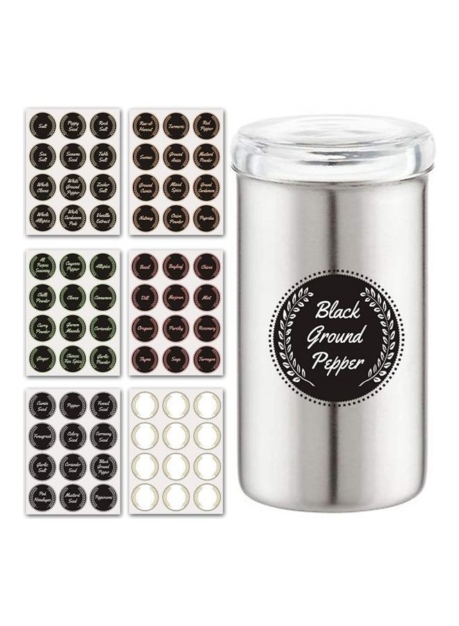Premify - 72-Piece Spice Jar Labels Multicolour - Image 1