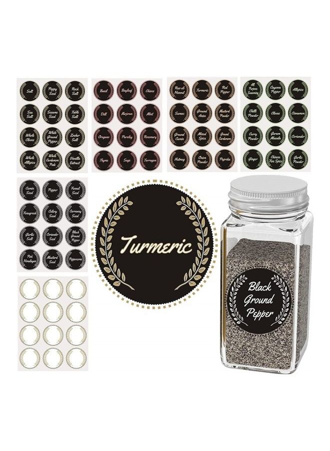 Premify - 72-Piece Spice Jar Labels Multicolour - Image 1