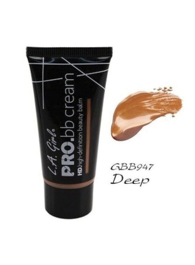 LA Girl Pro BB Cream Medium Deep, GBB946 beige  - Image 4