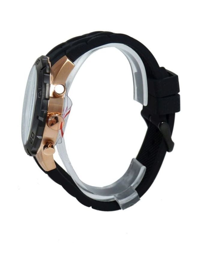 جس ساعة يد بعقارب مضادة للماء بسوار سيليكون طراز W0864G2 للرجال - Image 3