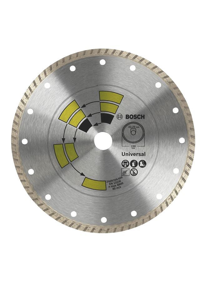 BOSCH Diamond Cutting Disc Silver/Yellow 230mm  - Image 1