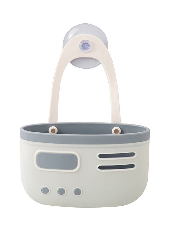 Hanging  Disc Sink Basket For Kitchen Grey 18x13x1.5cm