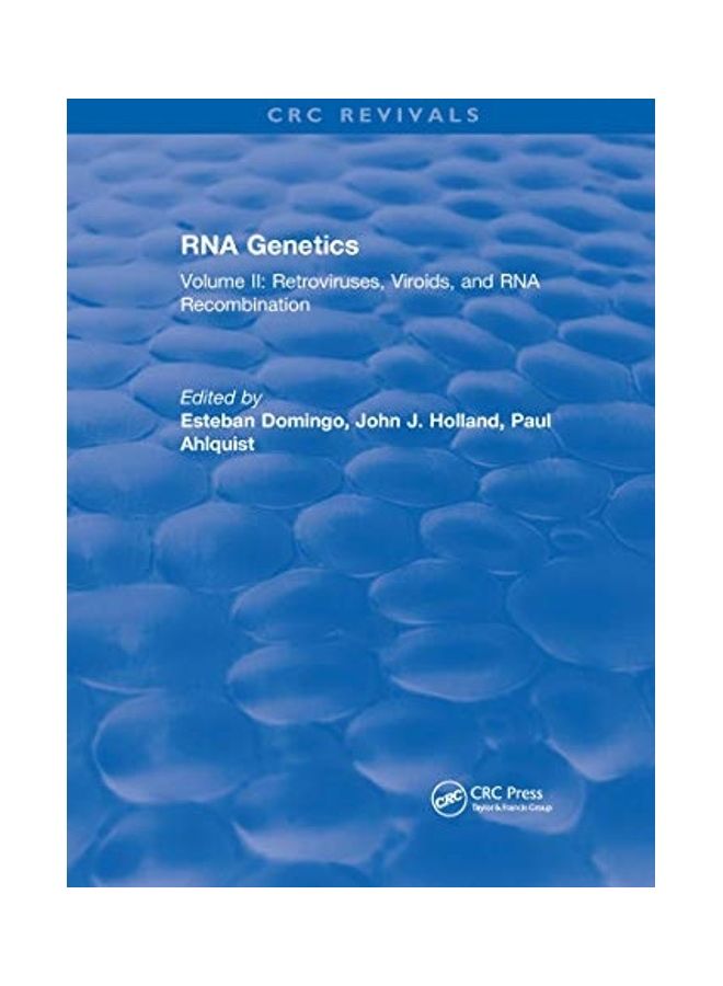 RNA Genetics: Volume II: Retroviruses, Viroids, and RNA Recombination paperback english