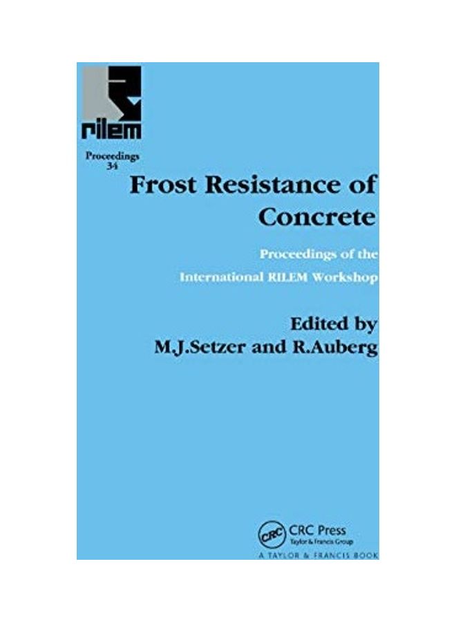 Frost Resistance of Concrete paperback english