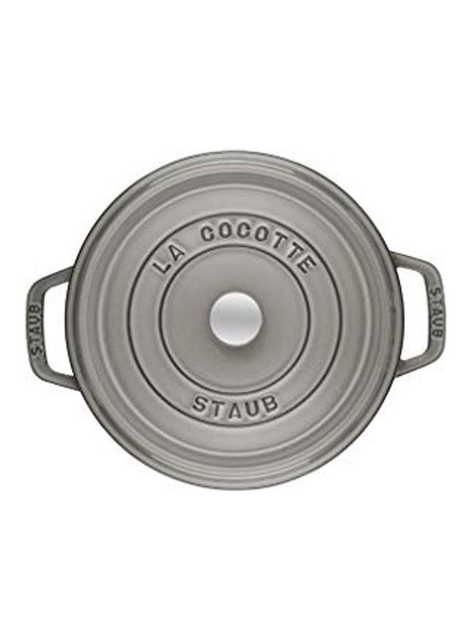 STAUB - Cocotte Cast Iron Cookware Grey 20cm - Image 1