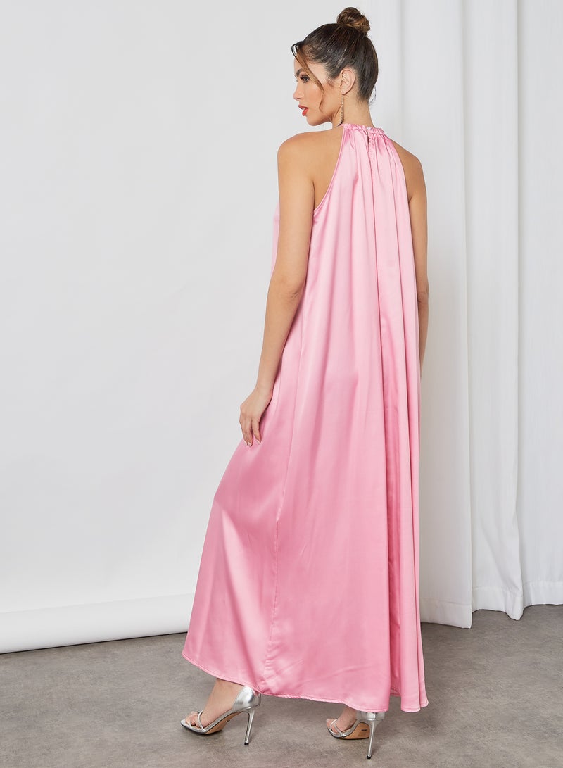 SIVVI for HANIYA Round Neck Dress Pink  - Image 2
