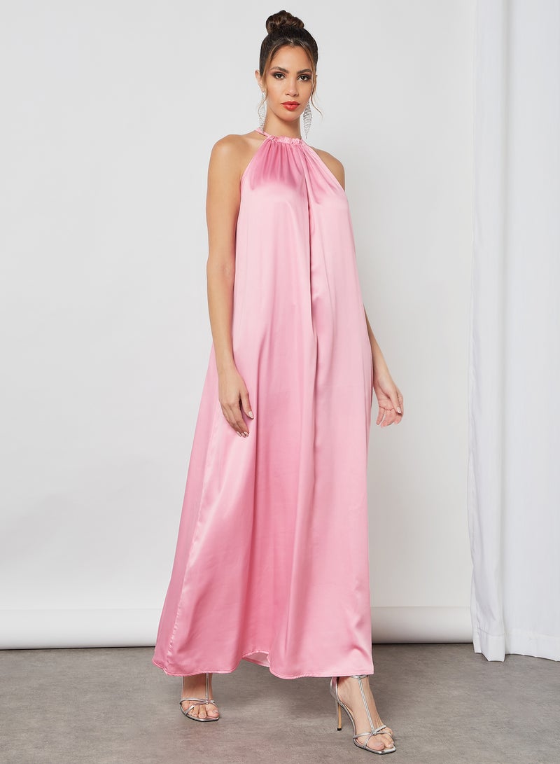 SIVVI for HANIYA Round Neck Dress Pink  - Image 3