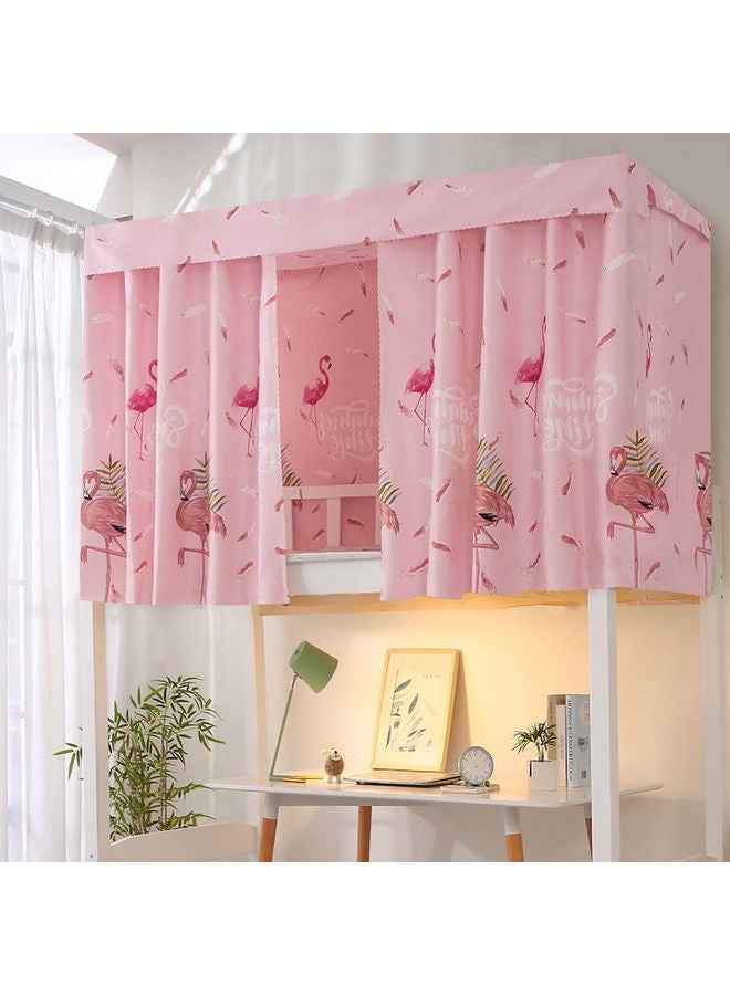 Upper Deck Curtain With Outer Space Design Cotton Pink 195 x 90 x 115cm