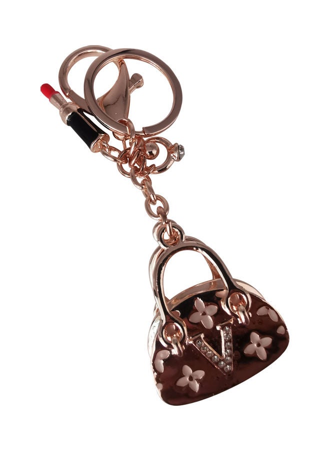 Generic Stylish Design Key Chain Gold  - Image 3