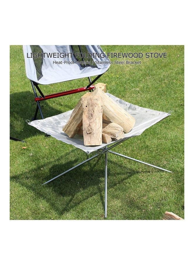 XiuWoo Potable Folding Stainless Steel Wood Burning Camp Stove - Image 3