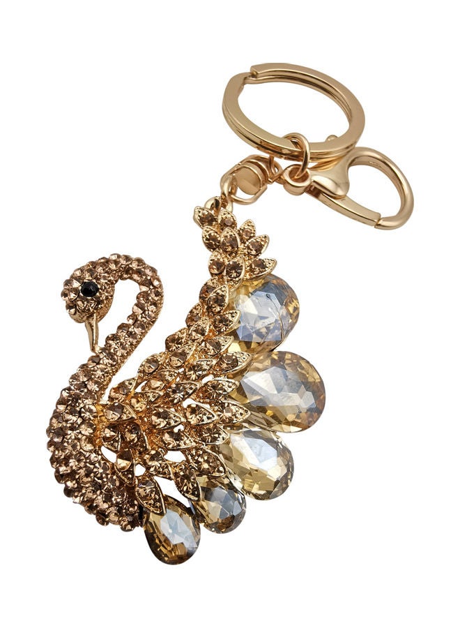 Generic Stylish Design Key Chain Gold  - Image 2