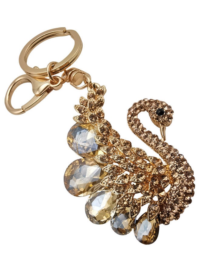 Generic Stylish Design Key Chain Gold  - Image 3