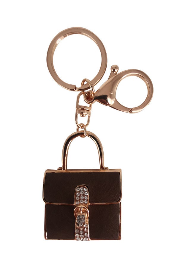 Generic Stylish Design Key Chain Gold  - Image 1