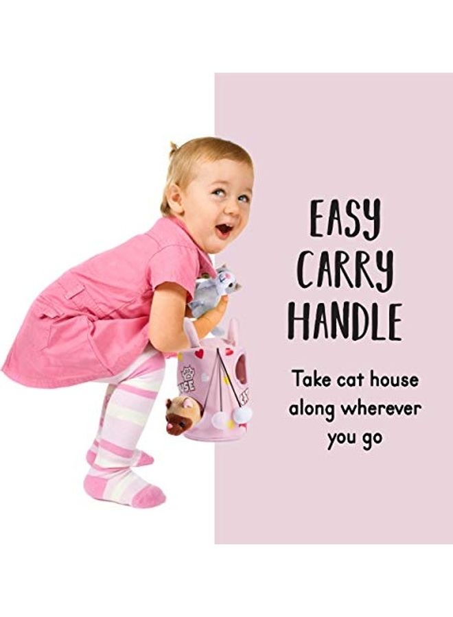 Plush Creations Soft Talking And Meowing Plush Kitten Set With House  - Image 5