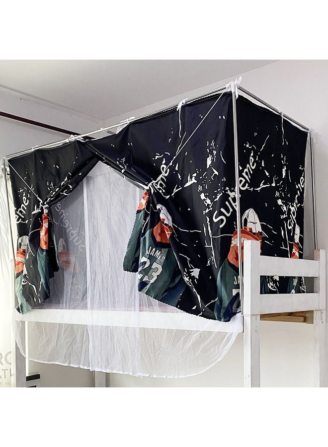 Upper Deck Curtain With Outer Space Design Cotton Multicolour 195 x 90 x 115cm - Image 2