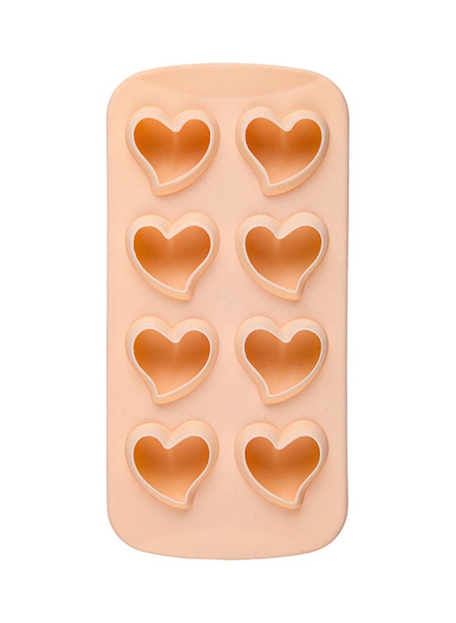 8-Cavity Heart Shaped Chocolate Mould Pink 21x10.4x2.8cm - v1623885729/N48412626A_1