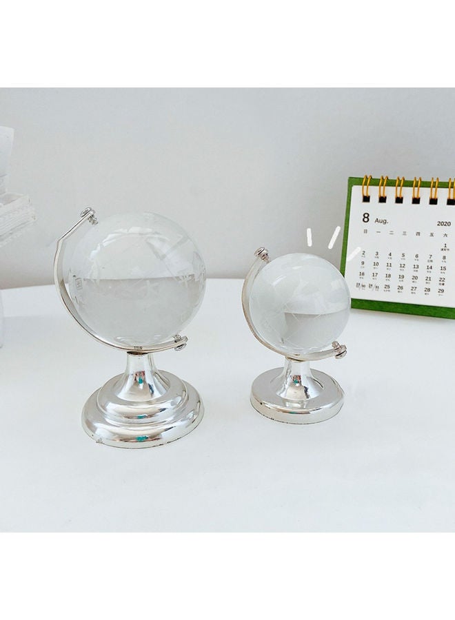 Mini Globe Crystal Sphere Ball Clear/Gold - Image 3