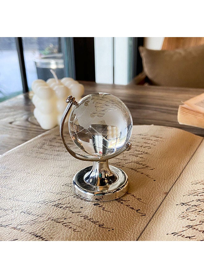 Mini Globe Crystal Sphere Ball Clear/Gold - Image 5