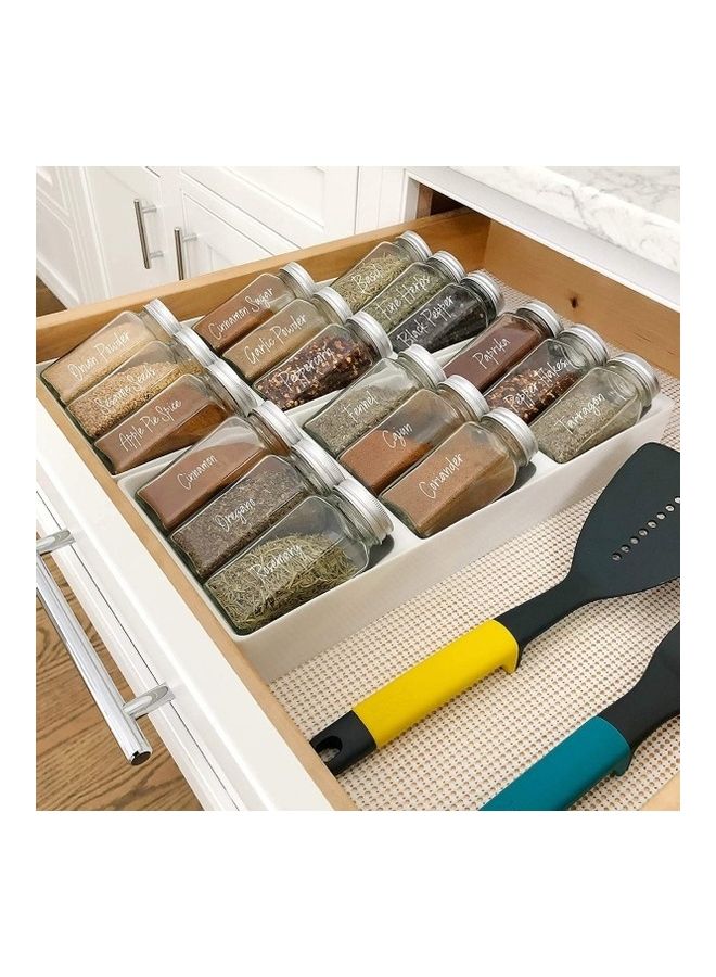 بريميفي ملصقات للتوابل من 272 قطعة. أسود/ أبيض - Image 2