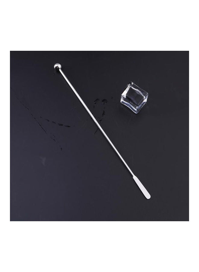 5-Piece Reusable Swizzle Sticks Silver  - Image 2