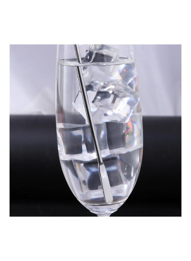 5-Piece Reusable Swizzle Sticks Silver  - Image 3