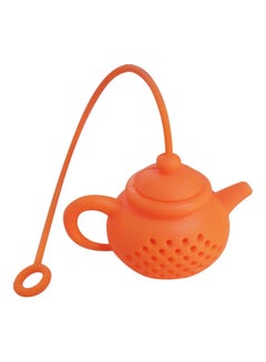 Generic Eco-friendly Kettle-shape Loose Leaf Tea Ball Infusers For Kitchen Orange 6x5x4cm 