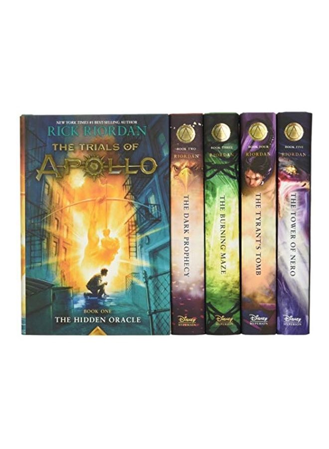 Trials of Apollo, the 5-Book Hardcover Boxed Set Hardcover English by Rick Riordan - 38545 