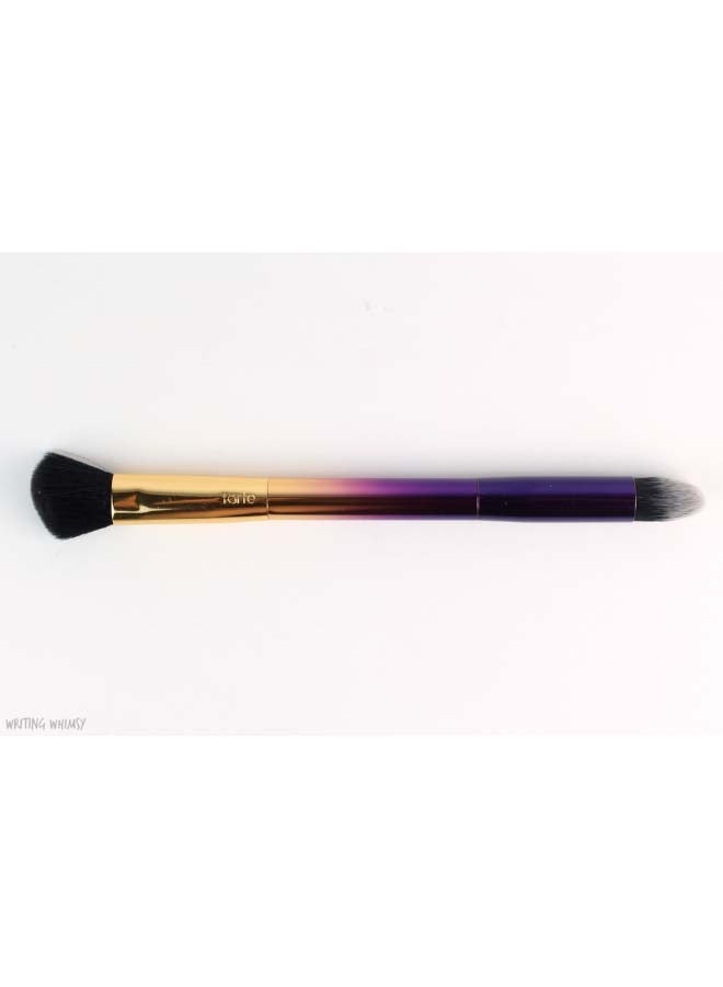 tarte - Rainforest Of The Sea Double Ended Concealer Brush Gold/Purple/Black - Image 1
